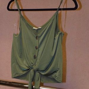 Sage green tank top